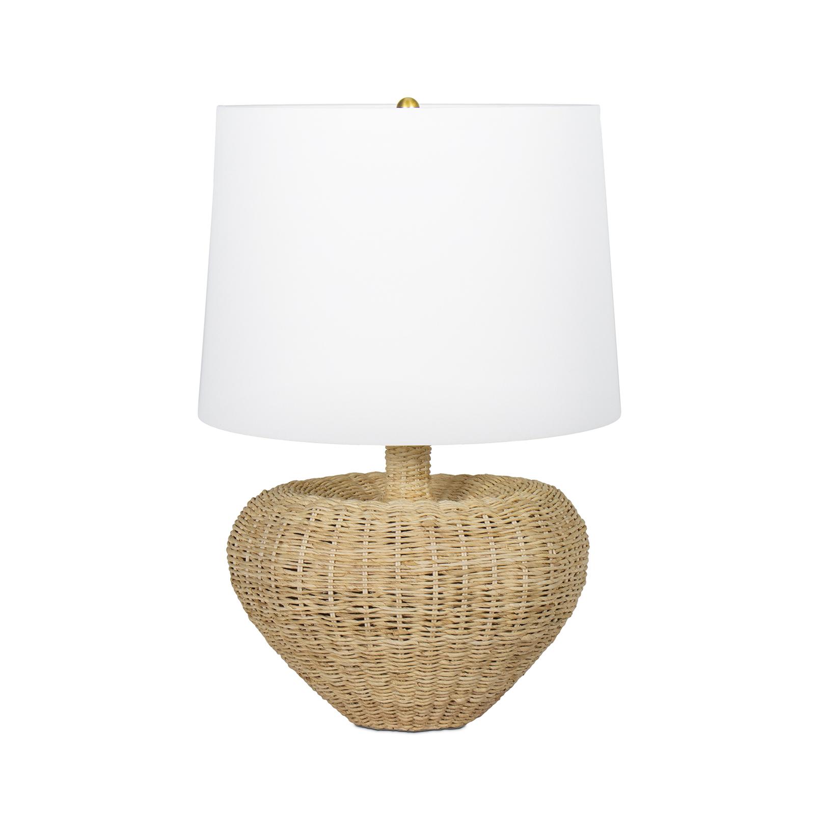 Avery Rattan Table Lamp | Regina Andrew Detroit